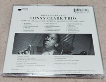 【RVG 名盤シリーズ】SONNY CLARK / SONNY CLARK TRIO ソニー・クラーク THE RUDY VAN GELDER EDITION VANGELDER ケース新品交換済_画像2