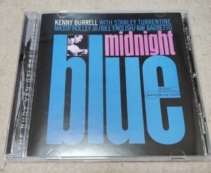 【RVG 名盤シリーズ】KENNY BURRELL / MIDNIGHT BLUE ケニー・バレル THE RUDY VAN GELDER EDITION VANGELDER ケース新品交換済 BLUENOTE