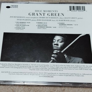 【RVG 名盤シリーズ】GRANT GREEN / IDLE MOMENTS グラント・グリーン THE RUDY VAN GELDER EDITION VANGELDER ケース新品交換済 BLUENOTEの画像2