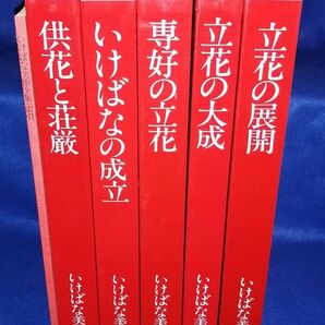 ●● いけばな美術全集 （１～５巻+索引付き）全６冊  集英社 2F04P35の画像1