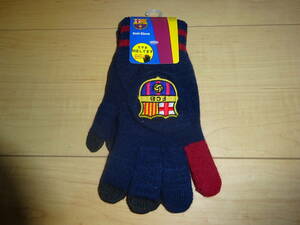 FCバルセロナ　ニットグローブ (手袋)　未使用品　　　