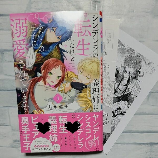 シンデレラの義理姉（あね）に転生したけどふたりの王子に溺愛されています　１ 特典 ペーパー付き