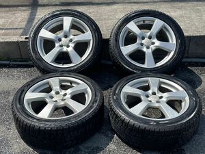 GRASS アルミホイール 17×7JJ PCD100+48 5穴　ヨコハマタイヤ　ice GUARD iG60 215/50R17 17インチ　スタッドレスタイヤ　4本セット