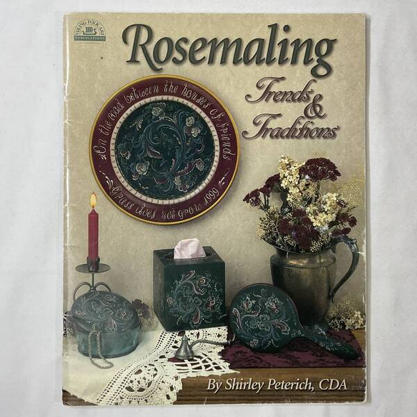 ★手芸本■送料無料 絶版 TOLE トールデザイン■ROSEMALING Trends ＆ Traditions ローズマリング トレンドと伝統■ARTBOOK_OUTLET■M3-219