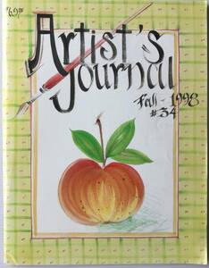 送料無料■ARTBOOK_OUTLET■3-141★ 貴重 ジョソーニア アーティストジャーナル 1998年 34 JO SONJA Artist’s Journal TOLE トール 図案