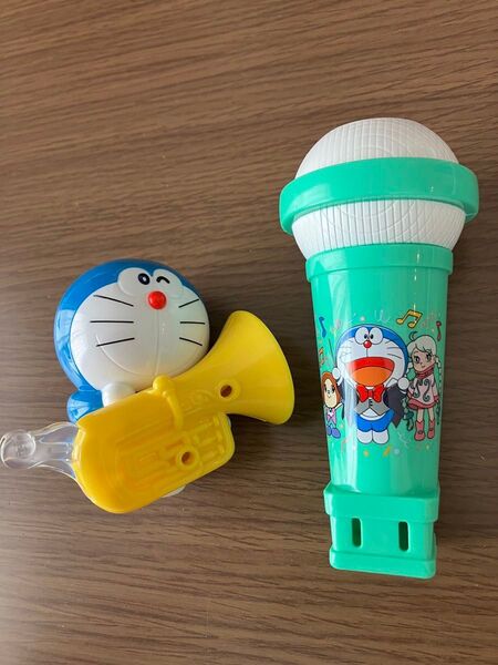 ハッピーセット ドラえもんチューバのふえ、うたごえマイク 2点セット