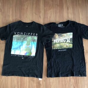 メンズTシャツ VONZIPPER Hurley 2枚セット