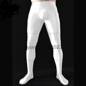 79-134-32 men's!! gloss gloss lustre 10 minute height .... type long pants leggings [ white,F size ] man ero underwear tights sexy.1