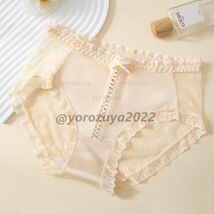 117-503-6 艶々 アイスシルク ブリーフ セクシー ショーツ 【シルバー,Lサイズ】レディース 女性 新品 インナー パンツ ランジェリー.3_画像5