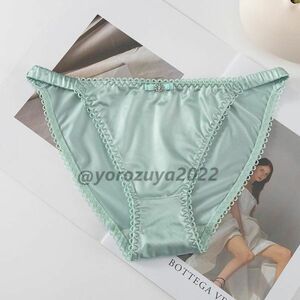 67-131-8 pretty series high quality gloss . lustre shorts full back [ emerald,F] lady's elasticity * pants underwear sexy . ultra Ran Jerry.3