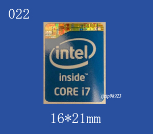 即決022【 CORE i7 】エンブレムシール追加同梱発送OK■ 条件付き送料無料 未使用 未使用