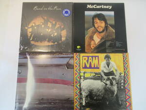 R72 ●ポール・マッカートニー　WINGS 国内～US盤 LPレコード　4組　ポスター付き Paul McCartney　ウィングス　Beatles ビートルズ