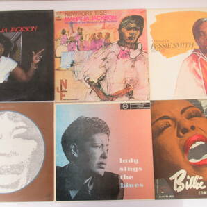 R50 ●ジャズ (ボーカル) LPレコード 6組まとめ Mahalia Jackson 、Billie Holiday など Jazz Vocalの画像1