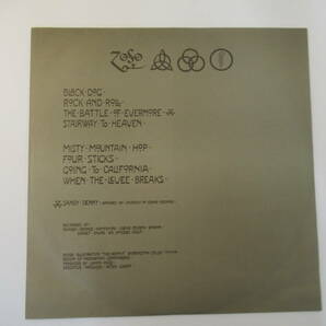 R25 ●※美品帯付き レッド・ツェッペリン LPレコード 「Led ZeppelinⅣ」Atlantic Records P-10125 ジミーペイジ、洋楽、rock、ロックの画像6