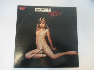 R15 ●スコーピオンズ LPレコード「Viregin Killer (日本独自発ジャケ　1977年 RVP-6155) 」 SCORPIONS rock 洋楽 ハードロック