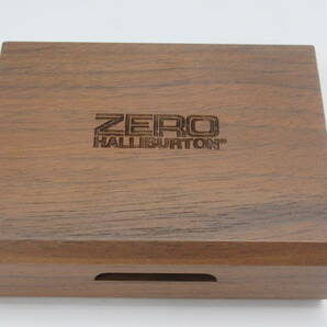 U69 〇ZIPPO ZERO HALLIBURTON ゼロハリバートン スーツケース型 アルミジッポ 2003年製 木箱付き 喫煙具 ライターの画像8