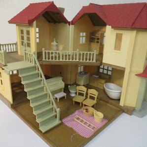 B63●シルバニアファミリーまとめ 「にぎやかツリーハウス」「灯のともる大きなお家」Sylvanian Families TreeHouse エポックの画像5