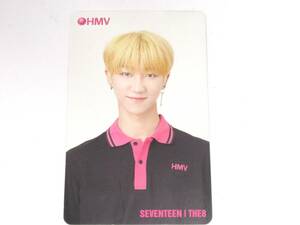 B13　〇SEVENTEEN ミンハオ『HMV×SEVENTEEN 旧譜キャンペーン』クーポンカード トレカ　Photocard　THE8 セブンティーン　制服