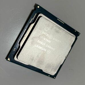 CPU intel core i7-9700K POSTチェック済