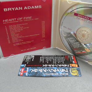 ★同梱発送不可★中古CD / Bryan Adams / Heart Of Fire / ブライアン・アダムス / Live in Cincinnati, OH - Februasy 2, 1993の画像3