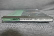 ★同梱発送不可★中古CD / A Guide to Better MANAGEMENT... Making The Right Decisions_画像4