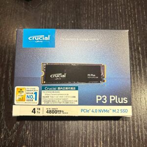 CT4000P3PSSD8JP ［Crucial P3 Plus M.2 Type2280 NVMe 4TB］メーカー保証残あり