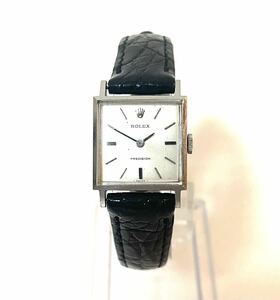 1 jpy ~ Rolex ROLEX PRECISON wristwatch Precision hand winding operation goods lady's wristwatch 