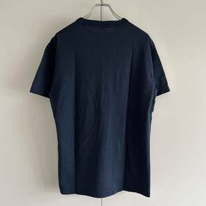 未使用 Champion チャンピオン クルーネック 半袖Tシャツ XL ロゴ刺繍 ネイビー 大きいサイズの画像7