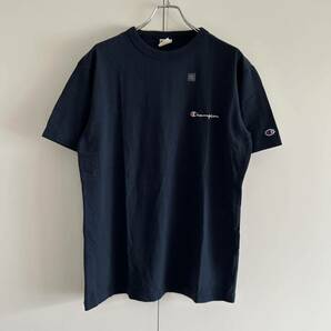 未使用 Champion チャンピオン クルーネック 半袖Tシャツ XL ロゴ刺繍 ネイビー 大きいサイズの画像2