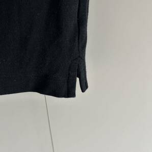 BURBERRY LONDON バーバリーロンドン 日本製 ポロシャツ M 鹿の子 ブラック ノバチェック 三陽商会の画像6