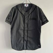 Dickies THRASHER ディッキーズ スラッシャー ベースボールシャツ L ストリート sk8 グレー 大きめ_画像2