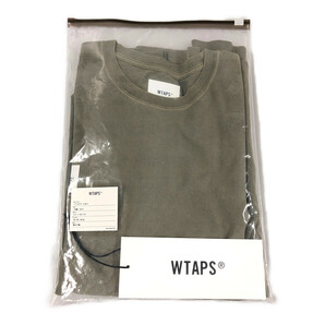 WTAPS ダブルタップス 21SS HOME BASE LS / COTTON 加工 ロング長袖Ｔシャツ オリーブドラブ サイズ2 正規品 / 31061の画像9