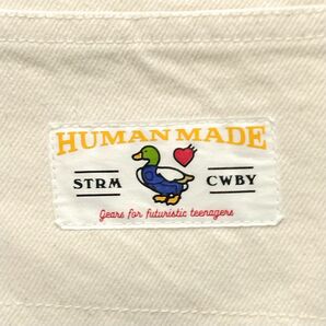 HUMAN MADE ヒューマンメイド 品番 HM25PT009 デニム ワークパンツ ホワイト系 サイズS 正規品 / 33998の画像3