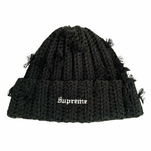 SUPREME シュプリーム 23AW Hand Tied Beanie ハンド タイド ビーニー ニットキャップ ブラック 正規品 / 34012