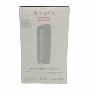 SUPREME シュプリーム mophie powerstation Plus XL ワイヤレスモバイルバッテリー 充電器 ブラック 正規品 / 34007