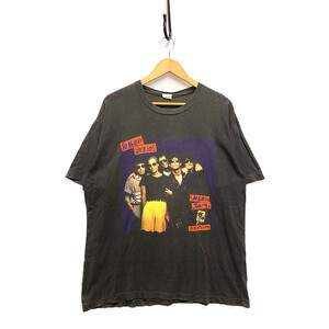 ROLLING STONES ローリング ストーンズ URBAN JUNGLE Tシャツ ヴィンテージ 袖、裾シングル チャコールグレー サイズL 正規品 / 31926