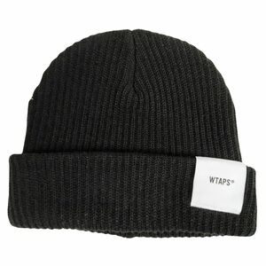 WTAPS ダブルタップス 23AW 232MADT-HT01 BEANIE ニットキャップ ブラック 正規品 / B5189