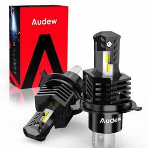 Audew H4 LEDヘッドライト ２灯　 車 ヘッドライト 車用LEDバルブ 高輝度 新規改良爆光H4モデル