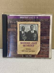モダン ジャズ カルテット Moden Jazz Quartet GRETEST JAZZ-11 中古CD