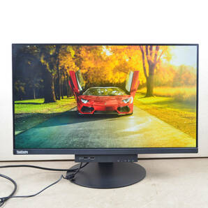 44429　超狭額ベゼル　LENOVO　23.8型ワイド　TIO24D　フルHD　Webカメラ搭載　HDMI　IPSパネル　回転・従型表示　LED　ディスプレイ