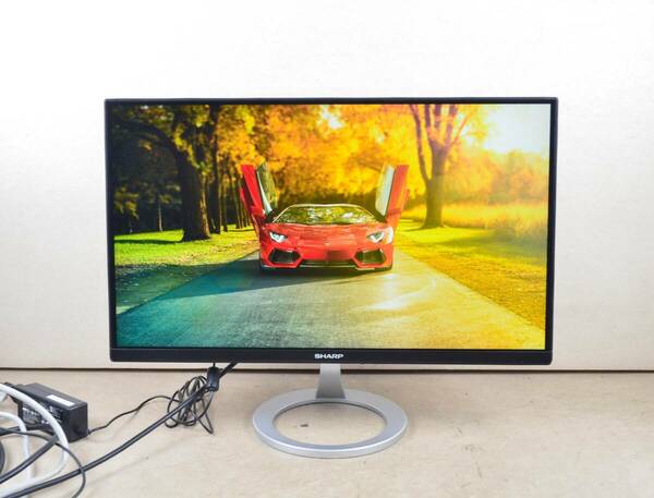 超狭額ベゼル　21.5型ワイド　SHARP　LL-B220　フルHD　HDMI　薄型　LED　ディスプレイ　②