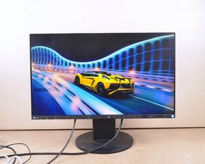 4606　超狭額ベゼル　EIZO　EV2450　23.8型ワイド　フルHD　ゲーミング　HDMI/DP　スピーカー　回転　IPS　LED　ディスプレイ