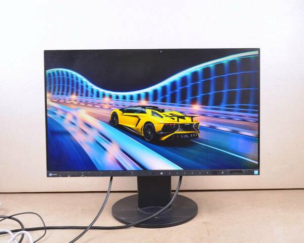 4609　超狭額ベゼル　EIZO　EV2450　23.8型ワイド　フルHD　ゲーミング　HDMI/DP　スピーカー　回転　IPS　LED　ディスプレイ