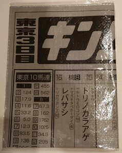 競馬新聞風レジャーシート　ジョークグッズ　非売品　未使用未開封品　