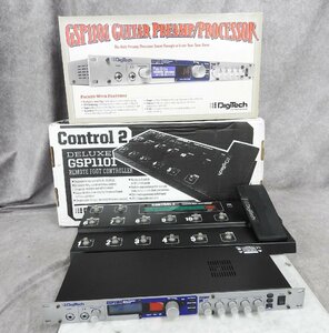 ☆ DigiTech デジテック GSP1101 ギタープリアンプ プロセッサー + CONTROL2 フットスイッチ セット 箱付き ☆中古☆