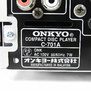 ☆ ONKYO オンキョー R-801A/C-701A/D-022A ミニコンポ 箱付き ☆中古☆の画像9