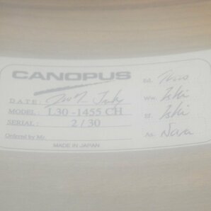 ☆ CANOPUS カノウプス LIMITED 30 L30-1455CH スネアドラム ケース付き ☆中古☆の画像8