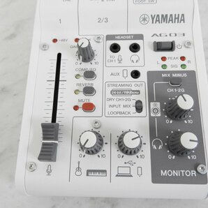 ☆ YAMAHA ヤマハ AG03MK2 ミキシングコンソール 箱付き ☆中古☆の画像4