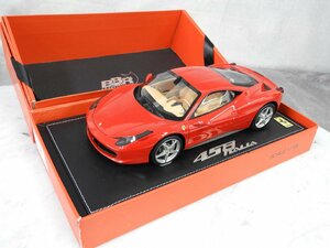 ☆BBR ビービーアール Ferrari 458 Italia 2009 1/18 ミニカー 箱付き☆中古☆