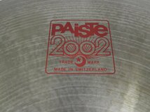 ☆ PAiSTE パイステ 2002 Crash 16インチ シンバル ☆中古☆_画像7